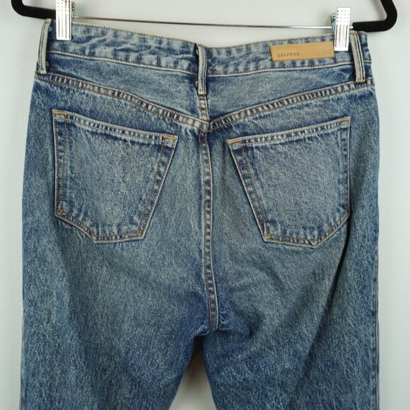 GRLFRND Karolina Ride It Tapered Leg High Rise Button Fly‎ Jeans Size 28 - Picture 9 of 12